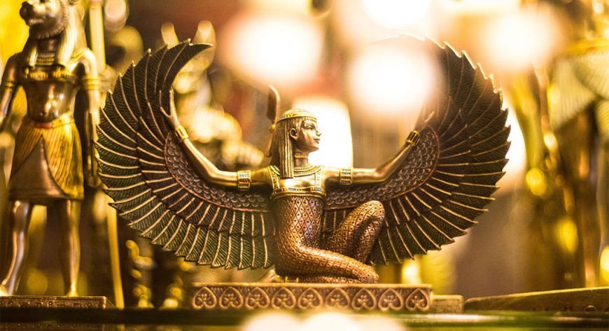 modern mystery school isis statue