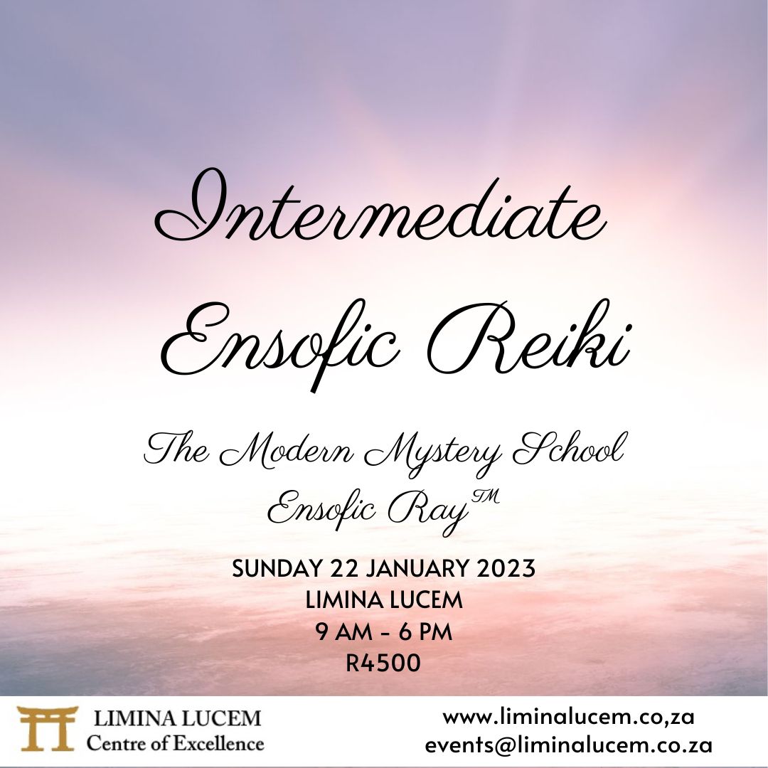 Intermediate Ensofic Reiki – South Africa